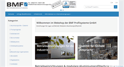 Desktop Screenshot of bmf-betriebseinrichtungen.de